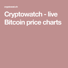 On our site you will find a selection of high volume cryptocurrency charts which will allow you to view prices 24 hours a day. Cryptowatch Live Bitcoin Price Charts