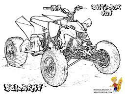 Download and print these atv coloring pages for free. Awesome Atv Coloring Free Atv 4 Wheeler Atv Printables