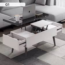 Many even raise to in between lap heights. Coffee Table Multifunctional Three In One Coffee Table Folding Coffee Table Dining Table Desk Furniture Tables Chairs On Carousell