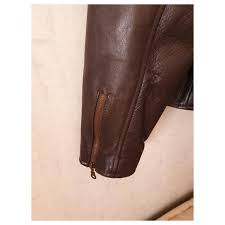 Mac Douglas Biker Jackets Biker Jackets Leather Brown Ref 123140 Joli Closet