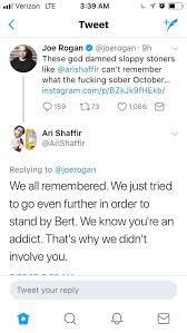 While in february 2015, shaffir tweeted, bill cosby and kobe bryant are pitching a show called lay down or fight. Ari Shaffir Twitter Deleted