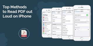 Top Methods To Read Pdf Out Loud On Iphone Ios Features Iphone Features Reading