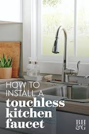 how to install a touchless kitchen