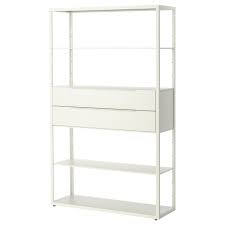 Fjalkinge Scaffale Con Cassetti Bianco Ikea It In 2020 Wall Shelf Unit Shelves Shelving