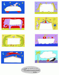 Colorful Animal Book Labels Ziggity Zoom Family Book Labels Printables Kids Kids Labels