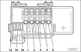 Octavia 1 klima wiring diagram. Skoda Workshop Manuals Octavia Mk1 Electrical System Electrical System Wiring Major Electrical Assignments And Major Plug Connections Main Fuse Box