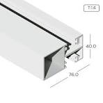 Aluminium Extrusion Curtain Wall Profile With Frame Thickness 1.60mm CW704  ALUCLASS