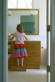 This pull out cabinet step stool is the most convenient way of giving your vertically challenged house mates quick access to the upper cabinets or countertop. Pull Out Step Stool Houzz
