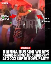 👀 Mike Vrabel and Dianna Russini kept it pretty professional in front of their NFL peers at a post-awards show party before the 2022 Super Bowl ... because we've obtained photos of