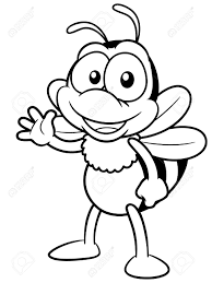 Enjoy bees coloring pages to color, paint or crafty educational project for young children and the apiarist or beekeeper community helpers. Illustration Of Cartoon Bee Coloring Book Royalty Free Cliparts Vectors And Stock Illustration Image 17813670