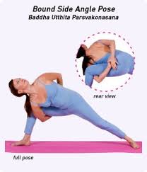 Bound Extended Side Angle Parsvakonasana Is A Challenging Variation Of Side Angle Pose Read This Guide Side Angle Pose Hatha Yoga For Beginners Yoga Posses