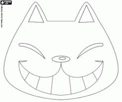 Cheshire cat coloring pages are a fun way for kids of all ages to develop creativity, focus, motor skills and color recognition. The Smile Of The Cheshire Cat Coloring Page Printable Game