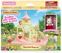 Amazon Com Calico Critters Baby Castle Playground Toy Bunny Gift For Easter Basket Toys Games