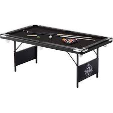 Foldingpooltable Portable Small Indoor Games Game Room Space Saving Compact Poolbillardtisch