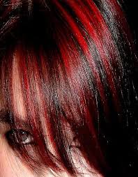 Black And Red Highlights With Brown Hair Red Highlights In Dark Brown Hair Women Fashion Styles Hair Color For Black Hair Black Red Hair Black Hair With Highlights