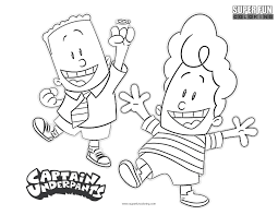 Kids may thrill in making their own coloring book too. Harold And George Coloring Page Super Fun Coloring