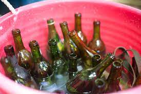 Drinking Glasses Out Of Recycled Wine
