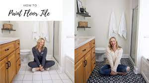 If this concerns you, perhaps stick to repainting floor tiles only in your smaller rooms such as bathrooms and laundries, rather than a full living space or the entire home. How To Paint Your Tile Floor With Rust Oleum Home Paint Youtube