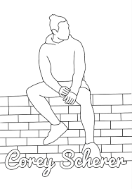 Coloringpages Coloring Bored Quarentine Traphouse Youtuber Youtube Coreysheer Samandcolby Colbybrock Jake Webb Coloring Pages Sam And Colby Line Art