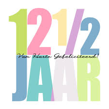 Woorden 12 1 2 Jaar Felicitatiekaarten Kaartje2go