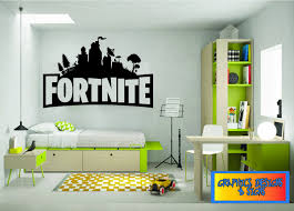 Childrens Wall Stickers Fortnite Gaming Bedroom Art Logo 3 Fortnight Xbox Ps4 Ebay Gameroomdecoration Boys Bedroom Makeover Boy Bedroom Design Gamer Bedroom