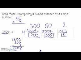 At first glance, stacked multiplication problems might look pretty complicated. Area Model For Multiplying 3 Digit By 1 Digit Youtube