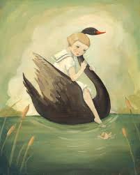 Black Swan By Emily Winfield Martin Emily Winfield Martin Black Swan Print Black Swan