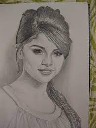 Selena Gomez Selena Gomez Drawing Sketch Portrait Celebrity Drawings