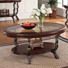 52w x 30d x 16t. Acme Furniture Bavol 80120 Coffee Table With Tempered Glass Top And Pad Feet Corner Furniture Cocktail Or Coffee Table