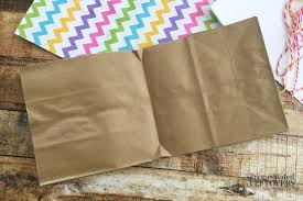 This gives it a more finished look. How To Make A Paper Bag Book For Kids