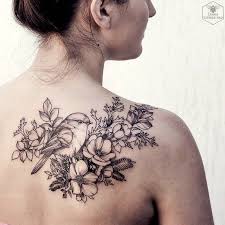 Bird And Rose Tattoo Designs 40 Incredible Artistic Tattoo Designs Art And Design Bird Tattoos For Women Floral Back Tattoos Back Tattoo Women