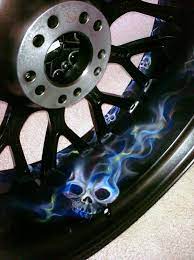 Da Triggaman S Passion Skulls On Bmw Car Rims Custom Cars Paint Rims For Cars Motorcycle Paint Jobs