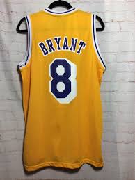 What is the lakers city edition jersey? Los Angeles Lakers Basketball Jersey Nba Kobe Bryant 8 Boardwalk Vintage