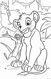 All the animals on the land of lions united in the african savannah to celebrate the birth of the son of queen sarabi and king mufasa, prince simba. Disney Coloring Pages The Lion King Simba Coloring4free Coloring4free Com