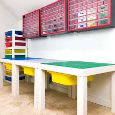 Diy Lego Table With Storage Lego Table With Storage Lego Table Diy Lego Table Ikea