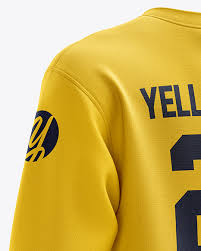 Download Men S Midweight Sweatshirt Mockup Back Half Side View In Apparel Mockups On Yellow Images Object Mockups