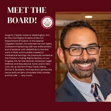 MEET THE HBA-DC BOARD: Jorge Castillo, VP of Internal Affairs Jorge is  currently the VP of Internal Affairs and liaison to the Endorsements  Committee! Jorge works in Washington, D.C., for the Civil