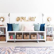 Chic Home Office And Playroom Combination Bsht Style Your Senses Stylish Playroom Kid Room Decor Playroom Storage