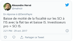 Imposition d une sci familiale. Fiscalite De La Sci Is Ir Et Flat Tax