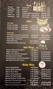 Fuji Mountain Menu In Monument Colorado Usa