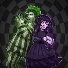 Fan art of bj and lydia for fans of beetlejuice and lydia <3 15169164. Beetlejuuuuiicee Is A Rlly Good Musical Lol I Always Tell Myself I M Done With Musicals But Th Beetlejuice Cartoon Beetlejuice Fan Art Beetlejuice Movie