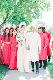 The traditional vietnamese wedding is one of the most important ceremonies in vietnamese culture, with influence from confucian and buddhist ideologies. Gold And White Vietnamese Wedding Glamour Grace