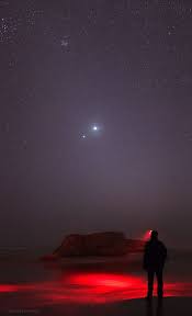Close Conjunction Between Two Brightest Planets In The Night Sky Venus And Jupiter Brought A Stargazer To This S Astronomy Photography Space Photos Astronomy