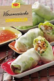 Vietnamesische Sommerrollen Rezept Sommerrollen Rezepte Chinesisches Essen Rezepte