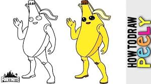 Fortnite Peely Banana How To Draw Peely Banana Fortnite Drawings C Fortnite Peely Banana How T Cute Drawings Fortnite Drawing For Kids