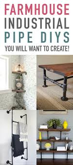 Here, handmaidtales combines the two in a compact console. Farmhouse Industrial Pipe Diys The Cottage Market