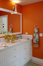House Of Turquoise K Mathiesen Brown Design Brown Bathroom Decor Orange Bathrooms Bathroom Interior Design