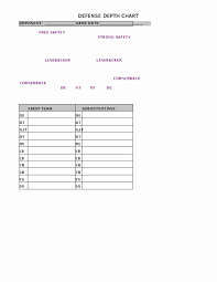 football depth chart template excel format football