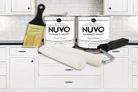 This cabinet transformation kit includes paint that will cover 102 square feet of cabinet surface, which will be enough for most cabinets. Nuvo Cabinet Paint Vs Rustoleum Transformations Kit Reviews