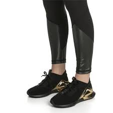 Black And Gold Puma Shoes Rogue Metallic Women S Running Shoes Puma Us Puma Running Shoes Running Shoes Running Shoes For Men